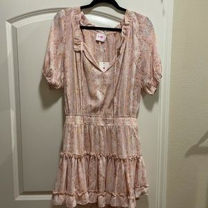 Buddy Love Pink Patterned Dress